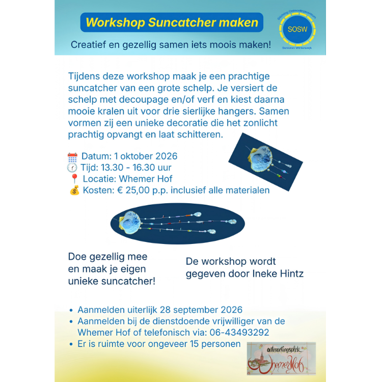 Workshop Suncatcher 1 oktober 750x750px